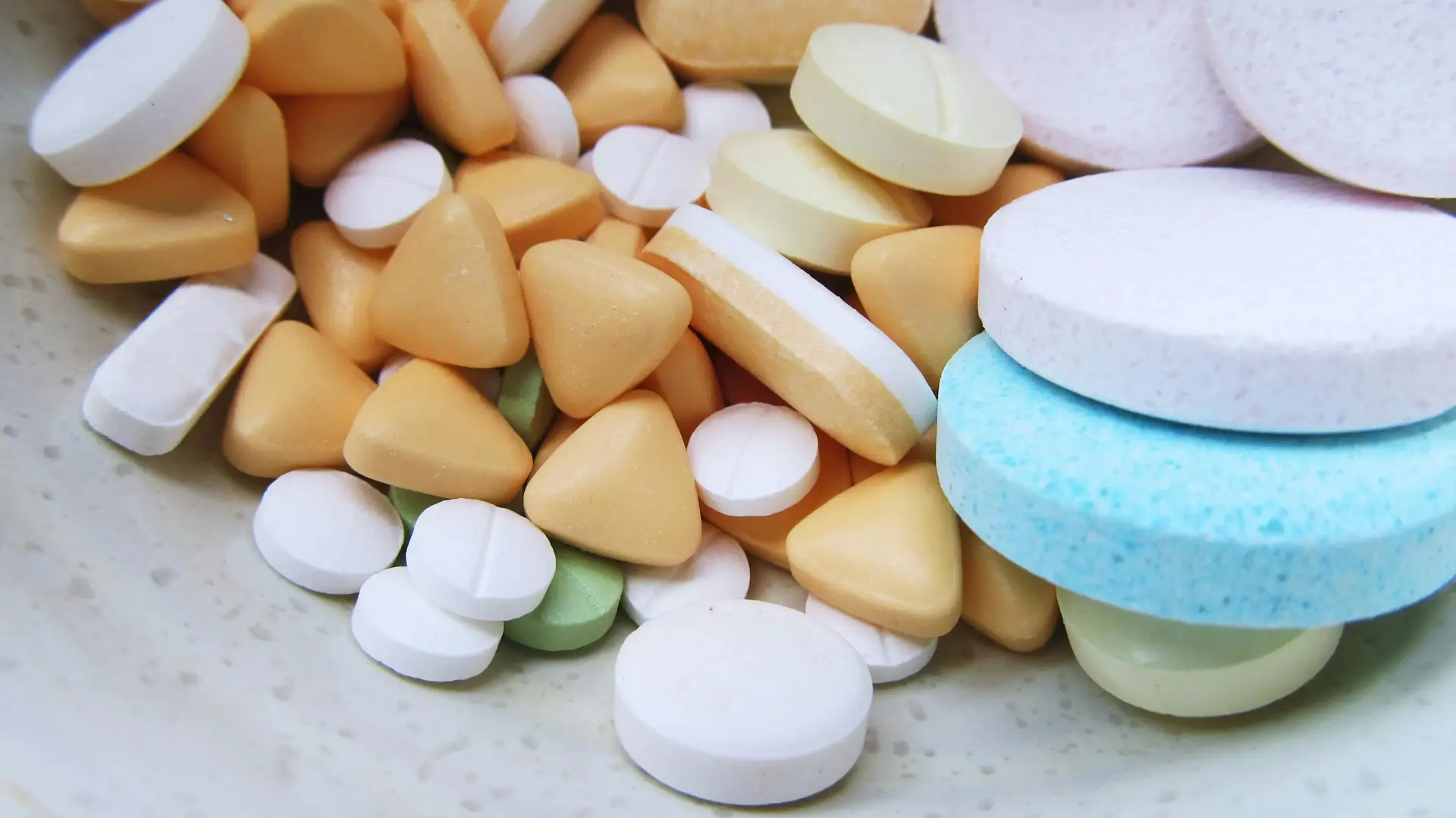 Range of Drugs on a Table