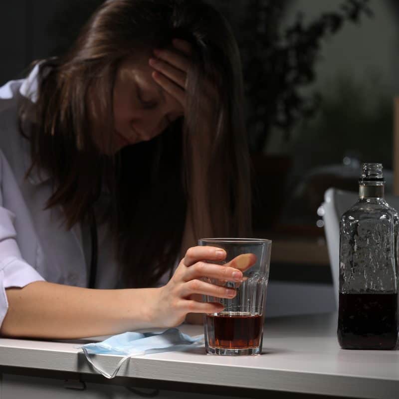 Someone suffering from alcohol addiction that needs alcohol rehab Bristol.